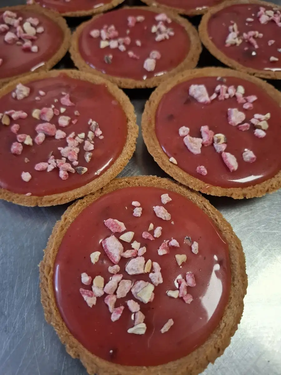 Tartelette praline ( spécialité locale)
